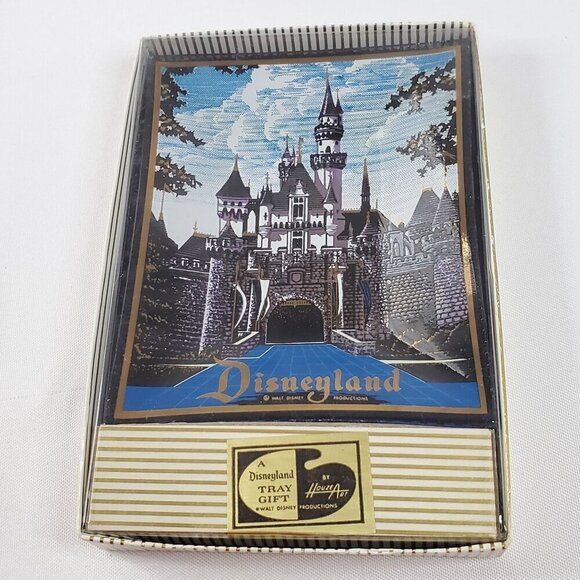 disneyland Other - VTG Disneyland Sleeping Beauty Castle Trinket Ash Tray By Houze Art NOS Retired